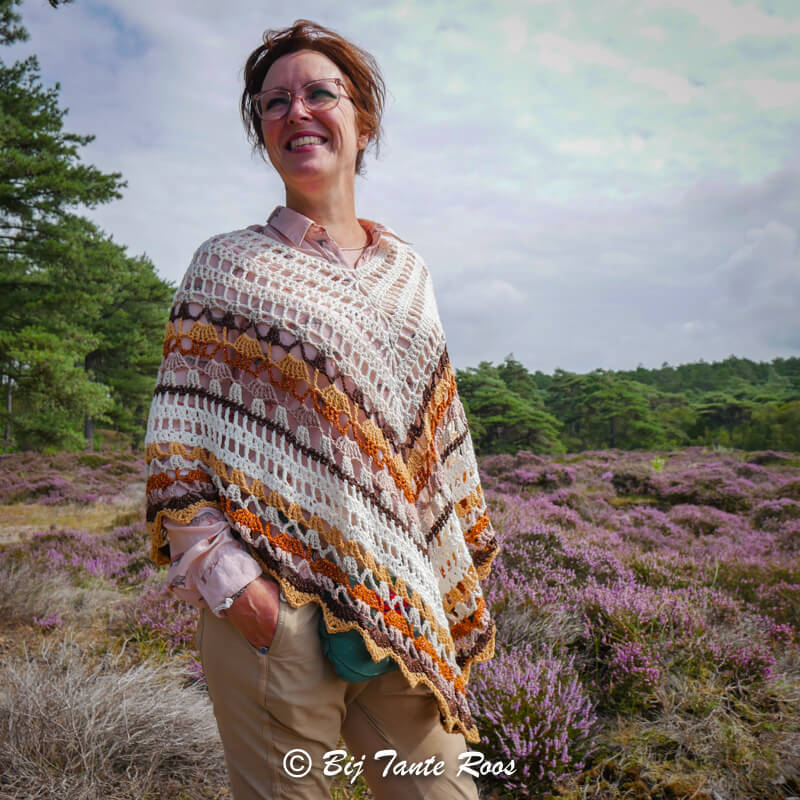 goochelaar Groenland Zuinig Haakpakket Mara Rose Poncho