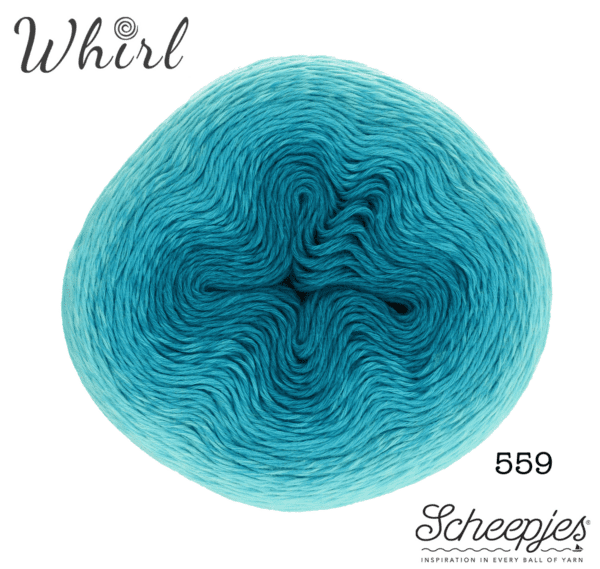 Scheepjes Whirl - 559 Turquoise Turntable