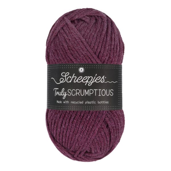 Scheepjes Truly Scrumptious 100g - 369 Mul. Wine Plum Cob.