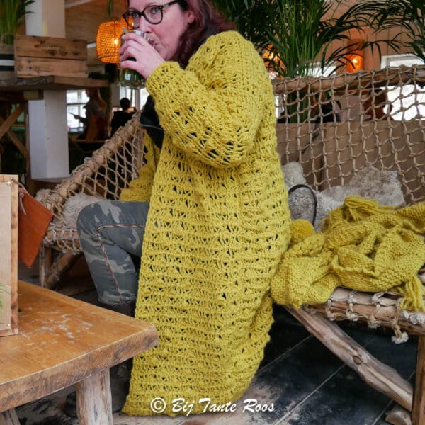 Haakpakket Bubbels Rose vest - Afbeelding 2