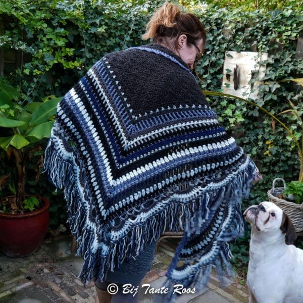 Haakpakket Cosy Cloud Rose Sjaal - Afbeelding 3