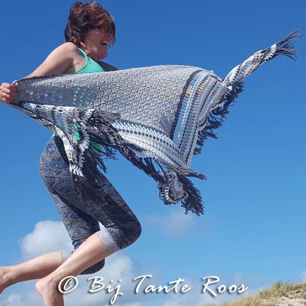 Pattern Cosy Rose Shawl (ENGLISH, US)