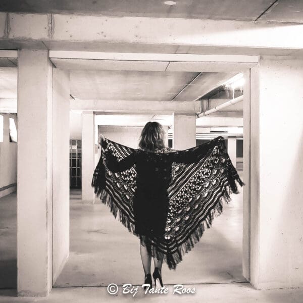 Haakpakket La Pantera Rose Shawl - Afbeelding 2