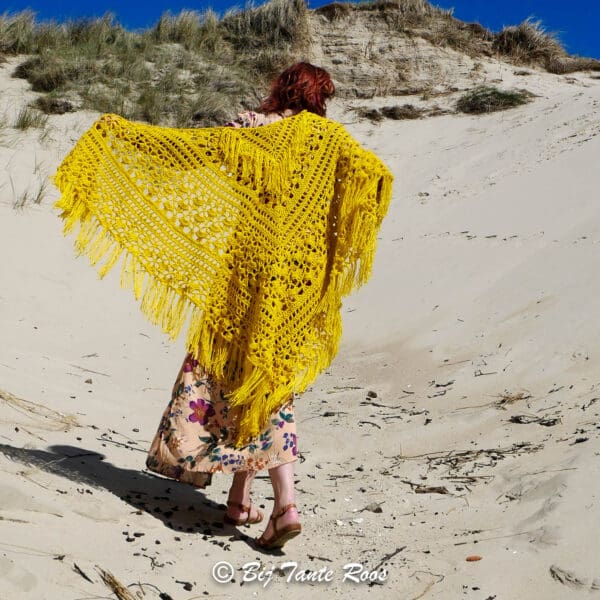 Pattern Ocean Rose Shawl (ENGLISH, US) - Afbeelding 2