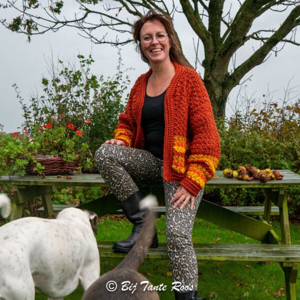 Haakpakket Korte Milly Rose Vest gestreept - Afbeelding 3