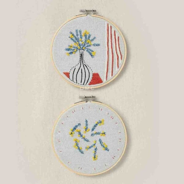 Borduurpakket DMC Borduurkit duo The Mellow Mimosa - Afbeelding 6