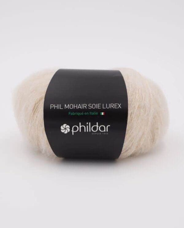 Phildar Phil Mohair Soie Lurex - Ecru