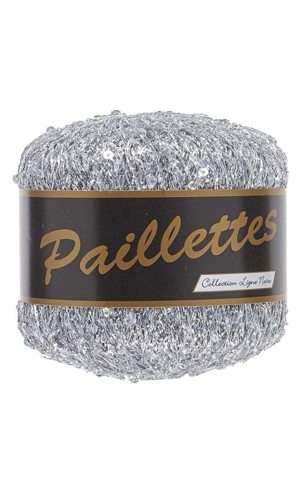 Lammy Yarns Paillettes - Zilver 401