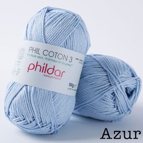 Phildar Phil Coton 3 - Azur