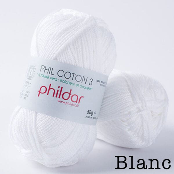 Phildar Phil Coton 3 - Blanc