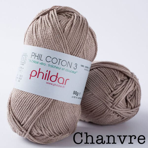 Phildar Phil Coton 3 - Chanvre