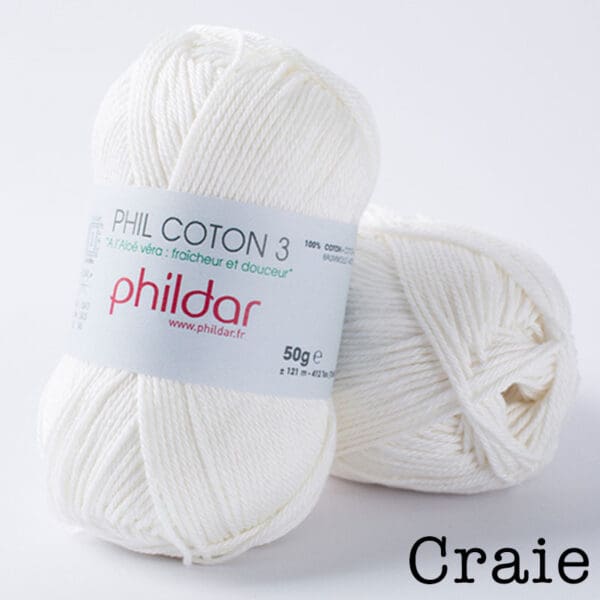 Phildar Phil Coton 3 - Craie