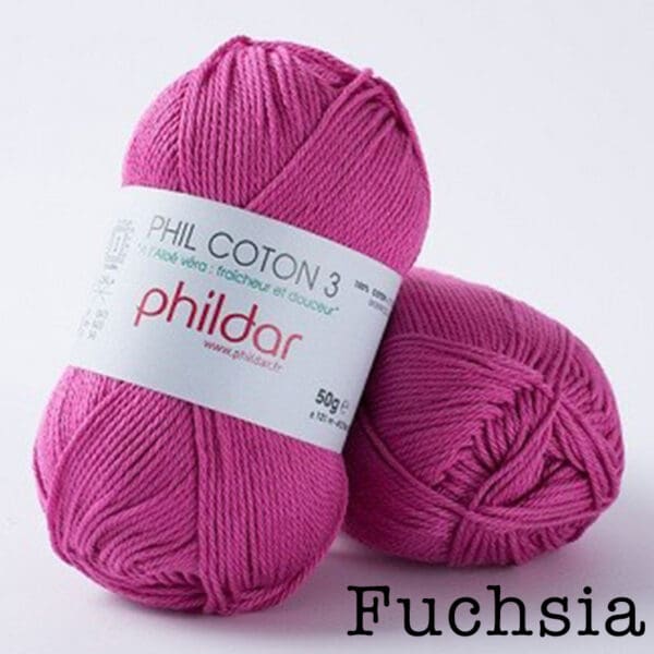 Phildar Phil Coton 3 - Fuchsia