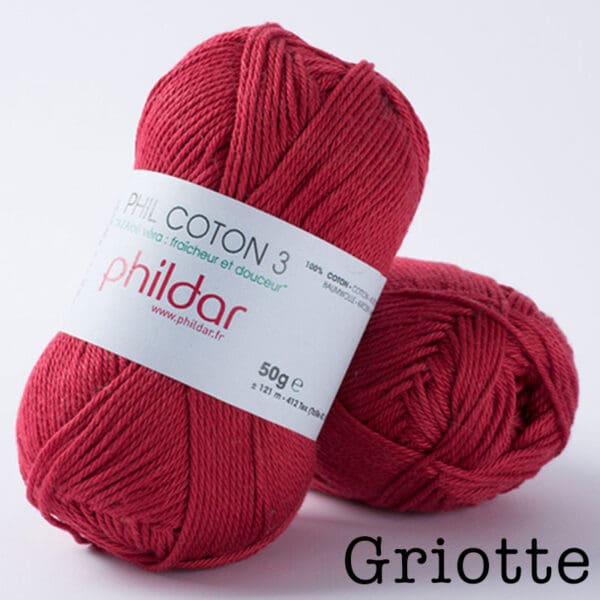 Phildar Phil Coton 3 - Griotte