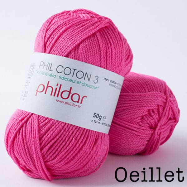 Phildar Phil Coton 3 - Oeillet