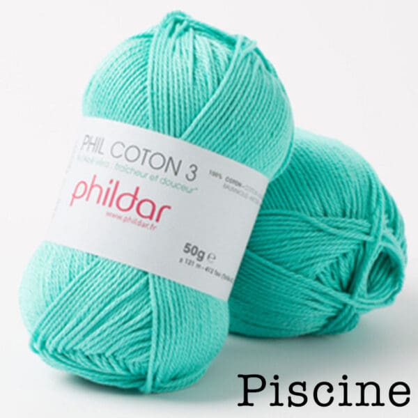 Phildar Phil Coton 3 - Piscine