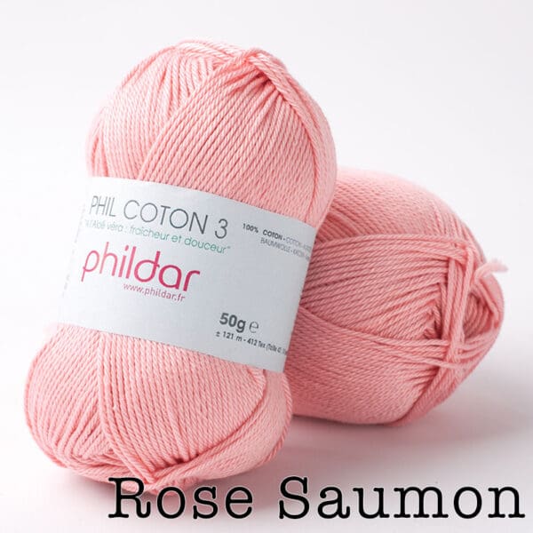 Phildar Phil Coton 3 - Rose Saumon