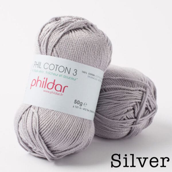 Phildar Phil Coton 3 - Silver