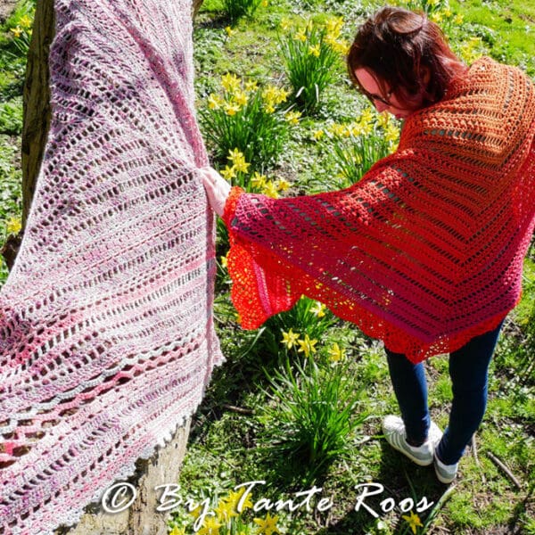 Pattern Pippy Rose Shawl (ENGLISH, US) - Afbeelding 5