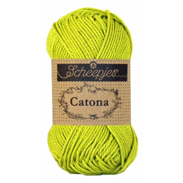 Scheepjes Catona 50gr - 245 Green Yellow