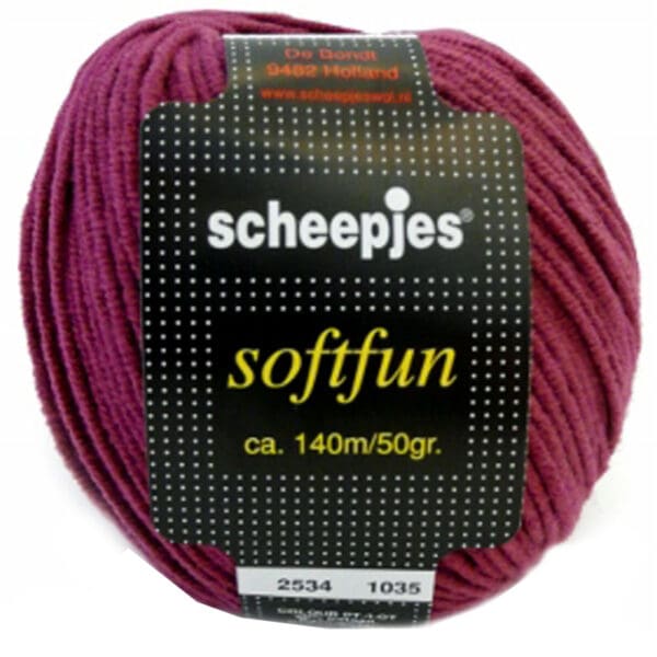 Scheepjes Softfun - 2534 Wijnrood