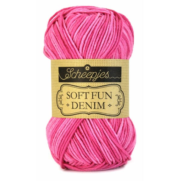 Scheepjes Softfun Denim - 503 Fuchsia