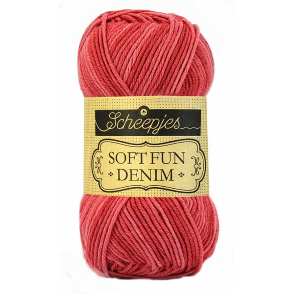 Scheepjes Softfun Denim - 514 Donker Oud Roze