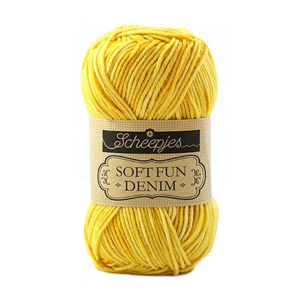 Scheepjes Softfun Denim - 520 Kanarie