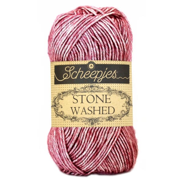 Scheepjes Stone Washed - 808 Corundum Ruby