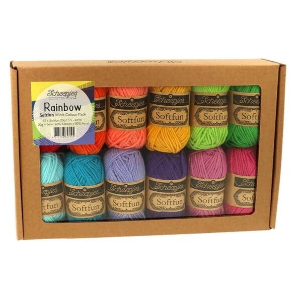 Scheepjes Softfun Colour Pack Minis Rainbow