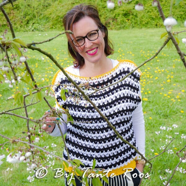 Patroon Stripy Rose Shirt - Afbeelding 2