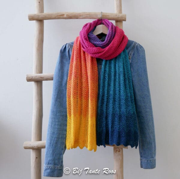 Haakpakket Chevron Whirly Rose - Afbeelding 3