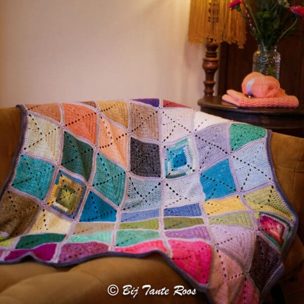Haakpakket Granny Square deken - Afbeelding 3