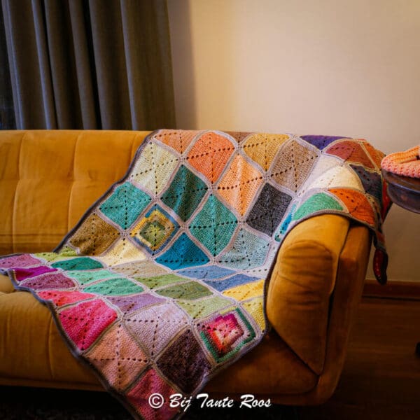 Haakpakket Granny Square deken - Afbeelding 2