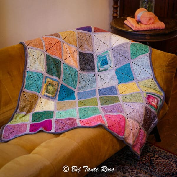 Haakpakket Granny Square deken
