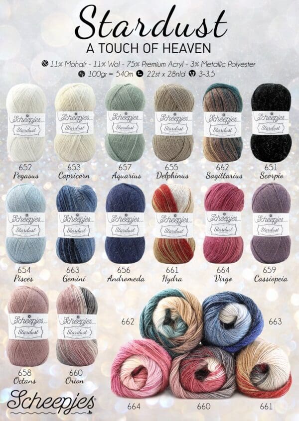 Haakpakket Stardust Triangle Pearl Rose - Afbeelding 19