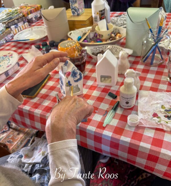 Workshop Decoupage Hollandse Huisjes - Afbeelding 2