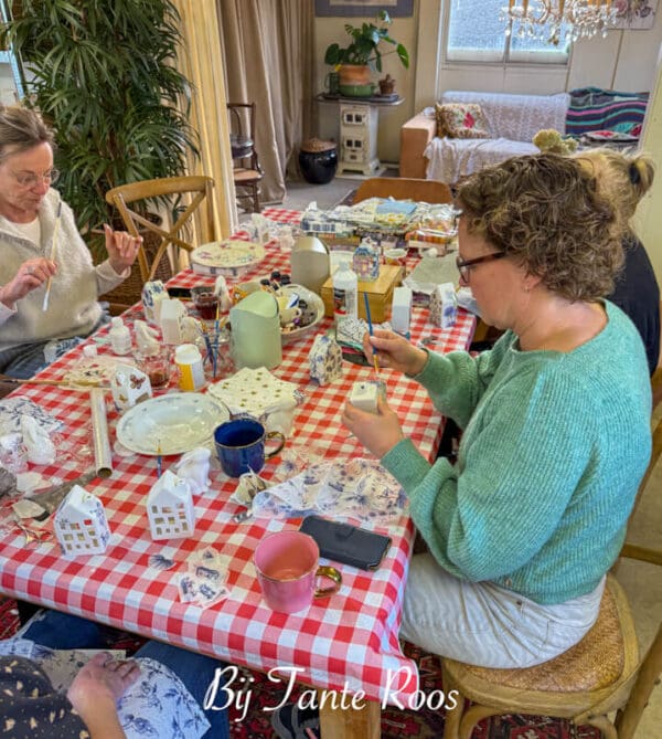 Workshop Decoupage Hollandse Huisjes - Afbeelding 10