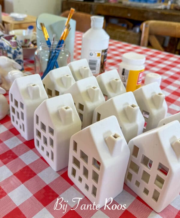 Workshop Decoupage Hollandse Huisjes - Afbeelding 9