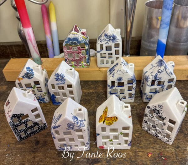 Workshop Decoupage Hollandse Huisjes - Afbeelding 4