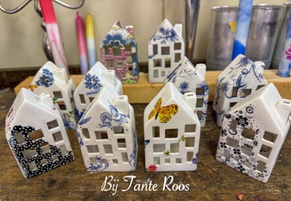 Workshop Decoupage Hollandse Huisjes - Afbeelding 6