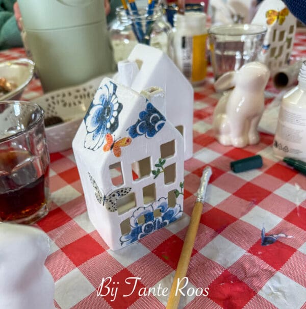 Workshop Decoupage Hollandse Huisjes - Afbeelding 5