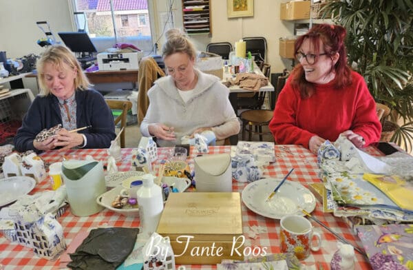 Workshop Decoupage Hollandse Huisjes - Afbeelding 3